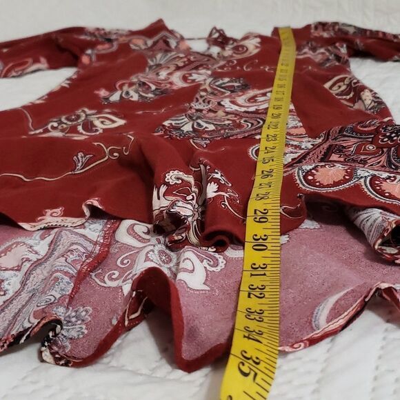 AFRM. Burnt Orange; Adorable Dress; Tunic with Amazing Lines. Size XS. EUC - Picture 10 of 11